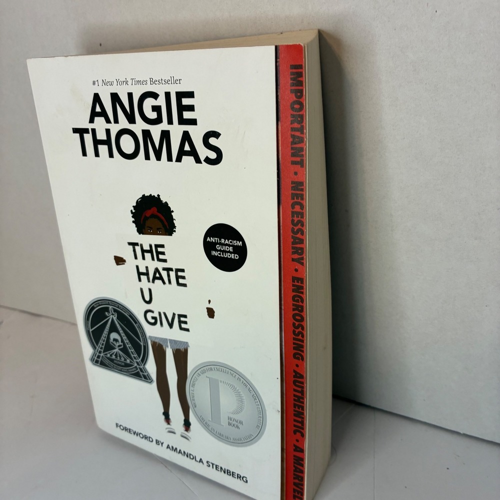The Hate U Give Book Angie Thomas YA Kidcore Fiction Paperback Anti-Racism Guide - Picture 3 of 10